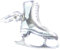 Schlittschuh Sterling Silber Charm .925 x 1 Schlittschuhe Schlittschuh Skater Charms