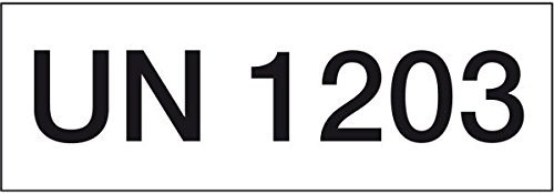LEMAX® Gefahrgutkennzeichen für Benzin UN 1203, Folie,selbstklebend,147x50mm,250/Rolle