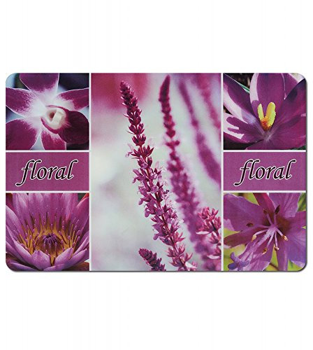 Zeller 26931 Platzset Flower, 43,5 x 28,5 cm, lila