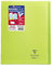 Clairefontaine 981403C Un Cahier Agrafé Koverbook Vert - 24x32 cm 96 Pages Grands Carreaux Papier Blanc 90 g - Couverture Polypro