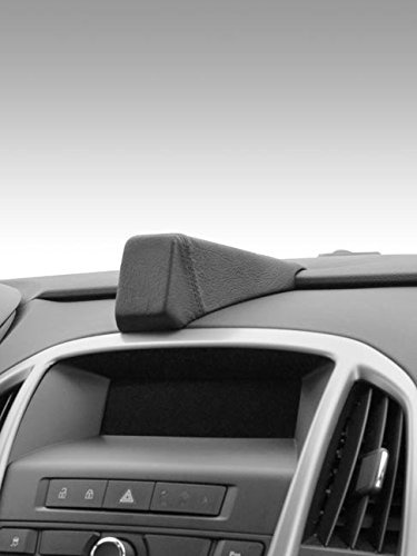 KUDA Handyhalterung passend für Opel Astra J ab 2009 - Telefonkonsole für Smartphones, Handys, Navi und mehr - Echtlederkonsole, schwarz, 294650