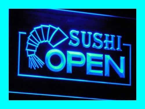 ADVPRO i027-b Open Sushi Bar Cafe Business Pub Neon Light Sign Barlicht Neonlicht Lichtwerbung