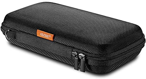 GLCON Portable Protection Hard EVA Case for External Battery,Cell Phone,GPS,Hard Drive,USB Charging Cable,Carrying Bag Mesh Inner Pocket,Zipper Enclosure,Universal Travel Pouch Bag