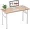 Need Klapptisch Computertisch Schreibtisch Klassischer Klappbarer Tisch 120CM aus Holzwerkstoffen und Metallframe,Konferenztische,PC Tisch Bürotisch Esstisch für Zuhause und Büro,120 * 60CM,AC5AW