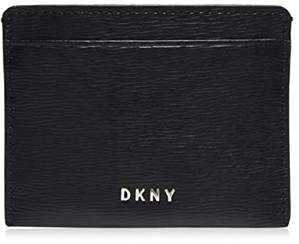 DKNY Damen R92z3c09 Reisezubehör-Bi-Fold-Brieftasche, Schwarz/Gold