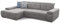 Cavadore Ecksofa Mistrel mit Schlaffunktion, L-Form Sofa mit leichter Fleckentfernung dank Soft Clean, geeignet für Haushalte mit Kindern, Haustieren, 273 x 77 x 173, hellgrau
