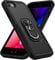 MilanNice Phone Case for iPhone 7/8/6/6S/SE 2020/SE 2022,Shockproof Cover with Ring Holder Upgrade Durable Soft TPU Protective 360 Degrees Rotation Ring Grip,Black