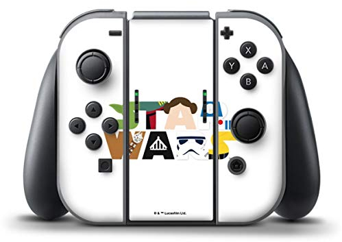 Skin kompatibel mit Nintendo Switch Controller Folie Sticker Star Wars Comic Logo