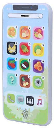 Ejoyous Jouet Musical pour Téléphone bébé, Jouet pour bébé Jouet pour Téléphone Portable Jouet pour Tout-Petit Smartphone avec Lumières et Musique Machine d'apprentissage éducatif (Bleu)
