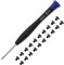 Create idea 20PCS M2x3 Torx T5 Laptop Bottom Case Screws with T5 Torx Screwdriver Compatible with Razer Stealth 13.3 Blade 15 Alloy Computer Components