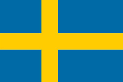 Kühlschrankmagnet mit Schweden-Flagge