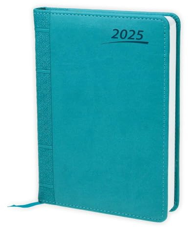 Trötsch Buchkalender A5 Aqua 2025: Tagesplaner