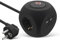 InLine 7-in-1 Steckdosenwürfel mit USB, Charging Cube, 3X Schutzkontakt, 2X USB-C, 2X USB-A, mit Schalter, 2m Kabel, Steckdosenleiste, Mehrfachstecker, Tischsteckdose, 3680W, schwarz, 16499B