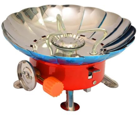 MILISTEN Estufa quemador aire libre utensilios de cocina barbacoa mini portatil hornillos portatiles de gas hornillo camping cocina de pícnic quemador de camping aleación de aluminio