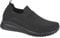 Urban Jacks Ladies Casual Comfort Summer Breathable Lightweight Flexible Slip-On Sock Rainbow Trainer Shoe Sizes 4-8’s (Black 1, UK Footwear Size System, Adult, Women, Numeric, Medium, 6)