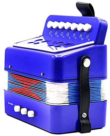 Abaodam Musikalisches Spielzeug-akkordeoninstrument Für Jungen Und Mädchen Akkordeon Für Jungen Und Mädchen Heller Robuste Konstruktion Musikinstrument Für Kinder