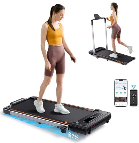 HomeTro Walking Pad, Klappbares Laufband mit Steigung für Zuhause
