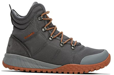 Columbia FAIRBANKS WATERPROOF OMNI-HEAT bottes de neige imperméables Homme, Gris (Graphite x Dark Adobe), 40 EU