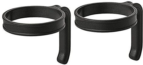 ZYTC 20Oz Tumbler Handle for Yeti,Ozark Trail,Rtic,Sic Magnum Steel 20 Oz tumblers 2 Pack Black