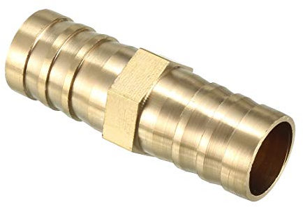 Sourcingmap, raccordo per tubo flessibile in ottone, 16 mm, connettore dritto per giunzione aria, acqua, carburante, barca