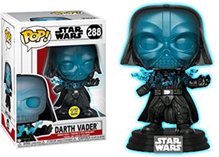 aucun POP Funko Star Wars Darth Vader Electrocuted 288 Glows in The Dark (no Sticker)