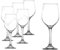 Gicos Set 6 Bicchieri calici Vino bacco 395 CC in Vetro Bicchieri Vino Classico ACF-767029