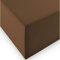fleuresse 1119 XXL Jersey Stretch Spannbetttuch (96% Baumwolle, 4% Elasthan), mit Rumdumgummizug, Ökotex 100, für Matratzen bis 40 cm Höhe, 140 x 190-160 x 220 cm, Schokobraun