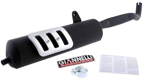 GIANNELLI Sport Auspuff, Tuning Krümmer kompatibel für Piaggio Vespa Ciao, Mofa, Moped