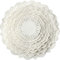 Boao 160 Stücke Verschiedene Größen Runde Spitze Papier Deckchen Pads Spitze Deckchen Spitze Geschirr Tischsets für Kuchenverpackung, Dessert, Hochzeit, Geschirr Dekoration, Weiß