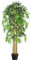 Outsunny Bambou artificiel 150 cm avec pot arbre plante synthétique réaliste décoratif pour maison, jardin, bureau, Ø18 x 150 cm Vert