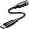 UGREEN Adattatore USB C a Jack 3.5mm Chip DAC per Cuffie Tipo C Compatibile con iPhone 16 Plus Pro Max Galaxy S25 Ultra MacBook Pro 2024 iPad Pixel 9 XL (Nero)