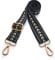 Kolti Geldbörse Strap Ersatz Crossbody Handtasche Streifen Breit Verstellbar, Goldschnalle-04, 1.5 inch width