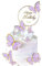 11 Stück Schmetterlinge kuchen deko,dreidimensional schmetterlinge deko torte Cupcake Topper tortendeko geburtstag mädchen geburtstagsfeier dekoration（Violett）