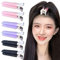 6Pcs Lockenwickler Locken Set Lockenwickler Set,GroßE Lockenwickler FüR Volumen Lockenwickler GroßE Locken Set,GroßE Locken Hitzefreie Lockenwickler,DIY Styling Werkzeug für Damen (Rosa+Lila+Schwarz)