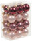 Kleine Baumkugeln aus Glas Ø 2 cm/2,5 cm/3 cm - Christbaumkugeln Baumschmuck Christbaumschmuck Weihnachtsbaumschmuck Weihnachtsbaumkugeln (2,5 cm, Wildblüte)