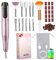 minkissy Nail Salon Supplies Nail Drill Kit Nail Shaper Nail Tools for Manicure Nail Drill Machine Manicure Kit for Women Automatic Nail File Aluminum Alloy Electric