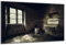 DARO Design - Wand-Bild auf 6mm HDF 40x30 cm Horror Grusel Lost Place WC - Wand-Deko Bilder Geschenk