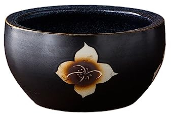 Blumentöpfe für den Innen- und Außenbereich, Keramik, Blumentopf, für den Außenbereich, Garten, Wohnzimmer, Schlafzimmer, Esszimmer, dekorativer Blumentopf, Blumentopf, Pflanzenbehälter-Zubehör