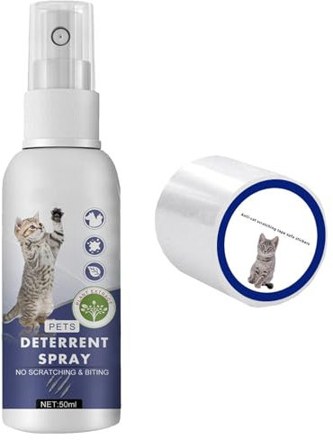 Spray Antiarañazos para Gatos,Spray Sin Masticar para Gatos,Spray Protección Contra Arañazos para Gatos y Perros,Spray Antiarañazos,Spray Stop Masticable para Gatos Perros y Protector de Mascotas