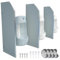 Urinal-Trennwand, Toilettentrennwand, wasserdichte Urinal-Trennwand for Hotel-/öffentliche Toiletten, an der Wand montierte Urinal-Trennwand for Männer, Sichtschutz(10pcs)
