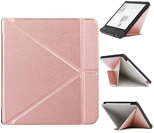 Youngme Étui fin pour Kobo Sage Origami debout léger en cuir PU avec fonction de mise en veille automatique pour Kobo Sage 2021 de 8 (rose)