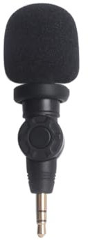 CaTeFo Handheld Mini Microphone- Compatible with DJI Mic1/2, Rode Wireless Go 2 Wireless Transmitters - 3.5mm TRS Mini Mic for Wireless Mic with 180 Degree Adjustment -CiMic