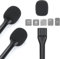 YOUSHARES 2PCS Interview GO Handheld Adapter für DJI Mic 1/2, Rode Wireless GO I/II, Rode Wireless Me/Pro - Halterung Handadapter Clip mit Popschutz Kompatibel mit den meisten Lavalier Mics, 2 Stück