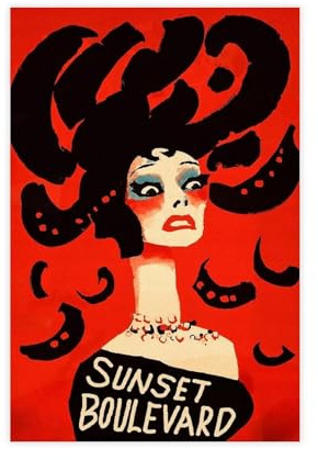 ahnld Filmplakat-Leinwand, klassisches Noir (1950), matt, Seide, Leinwand, Poster, Schlafzimmer, Dekoration, Landschaft, Büro, Raumdekoration, Geschenk, 20 x 30 cm