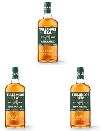 Tullamore DEW Original Blended Irish Whiskey, 70cl(Die Verpackung kann variieren.) (Packung mit 3)