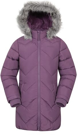 Mountain Warehouse Galaxy Kids Padded Hooded Jacket Dark Purple 13y