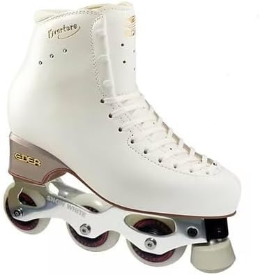 L'Estel Skates - Edea Overture+Schlittschuhfüße Snow White - Inline Figure Skates (Weiß, 255/38)