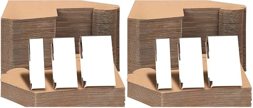 Belle Vous Verstellbarer Eckenschutz Kantenschutz Karton Kantenschutz Umzug (100 Stück) - 3 Tiefengrößen - Schutz für Große Bilderrahmen, Verpackung, für Kartons Umzug & Versand (Packung mit 2)