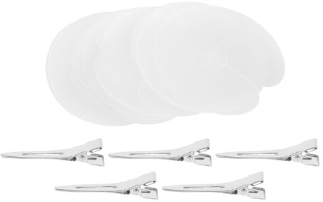 Hair Extension Heat Shield Guards Pvc Bonding Tool | Scalp Protector with Hair Clips, Less Glue Messes, Versatile Use for Hairdressing and Extension Work