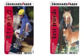 EBERHARD FABER Buntstifte Trend Sport, 12er Metalletui VE=